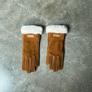 Koolaburra by Ugg Suede Gloves Chestnut Suede S